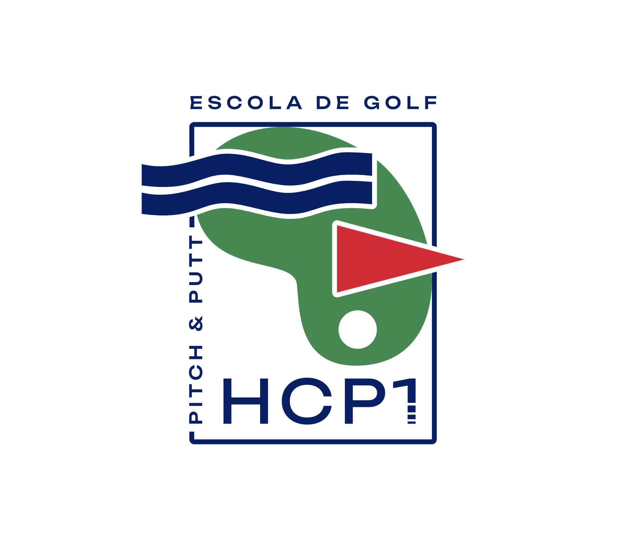 Logotip de HCP 1 Escola de Golf